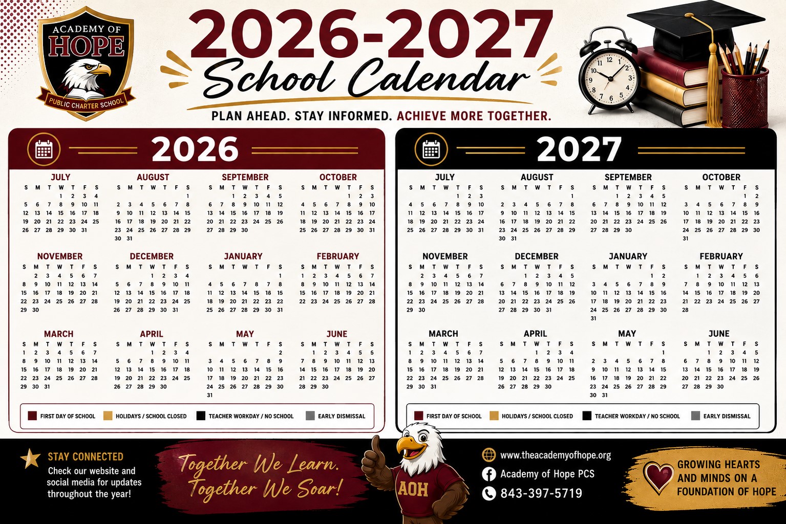 Important School Dates